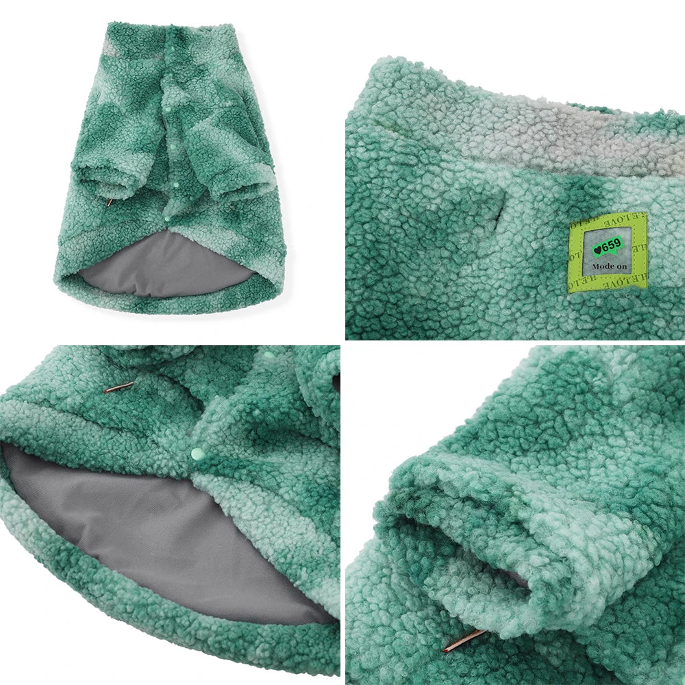 FrostyPaws Lambswool Winter Dog Coat