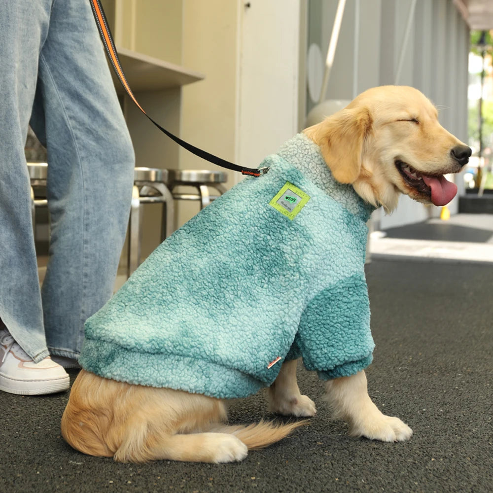 FrostyPaws Lambswool Winter Dog Coat